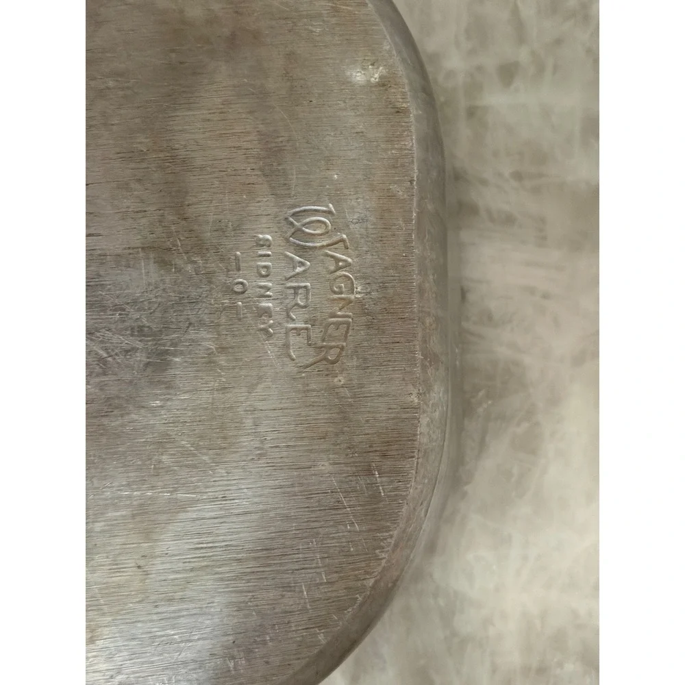 Wagner Ware Magnalite Roaster Dutch Oven 4265-P Silver  Vintage Lid 8qt